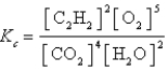 <strong>Which expression correctly describes the equilibrium constant K<sub>c</sub> for the following reaction?  </strong> A)   B)   C)   D)   E)   <div style=padding-top: 35px> 