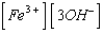 <strong>What is the solubility product expression for Fe(OH)<sub>3</sub>?</strong> A) K<sub>sp</sub> = B) K<sub>sp</sub> = C) K<sub>sp</sub> = D) K<sub>sp</sub> = E) K<sub>sp</sub> =