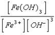 <strong>What is the solubility product expression for Fe(OH)<sub>3</sub>?</strong> A) K<sub>sp</sub> = B) K<sub>sp</sub> = C) K<sub>sp</sub> = D) K<sub>sp</sub> = E) K<sub>sp</sub> =