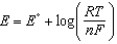 <strong>Which of the following equations is a correct form of the Nernst equation?</strong> A) B) C) D) E)