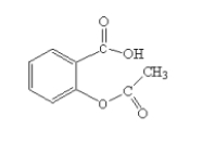 <strong>Which set of functional groups are present in the molecule shown below? \textbf{ aspirin } </strong> A) aromatic,carboxylic acid,and ester B) aromatic,alcohol,and ester C) alkene,alcohol,and ether D) alkene,carboxylic acid,and ketone E) aromatic alcohol,ether,and aldehyde