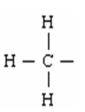 <strong>The structural formula of the methyl group is</strong> A) B) C) D)