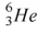 <strong>The helium isotope   undergoes beta decay with the emission of an electron.The product of the decay is</strong> A)   . B)   . C)   . D)   . <div style=padding-top: 35px> 