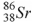 <strong>The product of the gamma decay of the strontium isotope   is</strong> A)   . B)   . C)   . D)   . <div style=padding-top: 35px> 