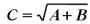 <strong>The length C of the longest side of a right triangle is related to the lengths A and B of the other sides by the formula</strong> A)C = A + B. B)C = A<sup>2</sup> + B<sup>2</sup>. C) . D) .