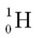 <strong>Which of the following is not an isotope of hydrogen?</strong> A) B) C) D)