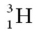 <strong>Which of the following is not an isotope of hydrogen?</strong> A) B) C) D)