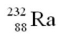 <strong>The product of the alpha decay of the uranium isotope is</strong> A) . B) . C) . D) .