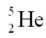 <strong>The helium isotope undergoes beta decay with the emission of an electron.The product of the decay is</strong> A) . B) . C) . D) .