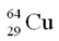 <strong>When a nucleus of the copper isotope captures an electron, it becomes</strong> A) . B) . C) . D) .