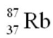 <strong>The product of the gamma decay of the strontium isotope is</strong> A) . B) . C) . D) .