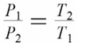 <strong>Which of the following formulas expresses the relationship between the pressure and absolute temperature of a gas sample whose volume is fixed?</strong> A) B) C) D)