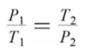 <strong>Which of the following formulas expresses the relationship between the pressure and absolute temperature of a gas sample whose volume is fixed?</strong> A) B) C) D)
