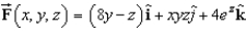 Find the curl of the vector field   .