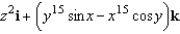 <strong>Find the curl of the vector field </strong> A) B) C) D) E)