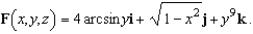 Find the curl of the vector field  