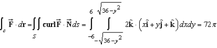 <strong>Verify Stokes's Theorem by evaluating as a line integral and as a double integral . </strong> A) B) C) D) E)