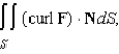 The motion of a liquid in a cylindrical container of radius 1 is described by the velocity field   Find   where S is the upper surface of the cylindrical container.