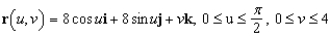 Evaluate   , where   and S is given by   .