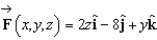 Find the flux   of through S,   , where   is the upward unit normal vector to S.     , first octant