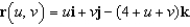 <strong>Find a vector-valued function whose graph is the plane .</strong> A) B) C) D) E)