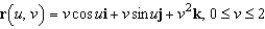 <strong>Find a vector-valued function whose graph is the part of the paraboloid that lies inside the cylinder .</strong> A) B) C) D) E)