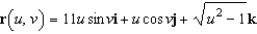 <strong>Find a vector-valued function for the hyperboloid .</strong> A) B) C) D) E)