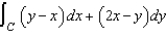 Use Green's Theorem to evaluate the integral for the path C: boundary of the region lying between the graphs of y = x and y = .