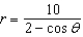 Use a computer algebra system and the result The area of a plane region bounded by the simple closed path C given in polar coordinates is to find the area of the region bounded by the graphs of the polar equation . Round your answer to two decimal places.