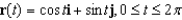 Evaluate   , where   is the unit circle given by   .