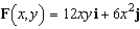 Find the value of the line integral   , where   and   . (Hint: If F is conservative, the integration may be easier on an alternate path.)