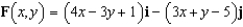 Find the value of the line integral   . (Hint: If   is conservative, the integration may be easier on an alternate path.)  