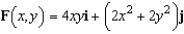 Find the value of the line integral   where C is an ellipse   from   to   . (Hint: If   is conservative, the integration may be easier on an alternate path.)
