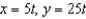 Evaluate the line integral along the path C given by , where .
