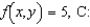 Find the area of the lateral surface over the curve C in the xy-plane and under the surface where Lateral surface . line from .
