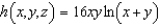 Find the conservative vector field for the potential function   by finding its gradient.
