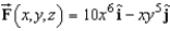 Find the divergence of the vector field.  