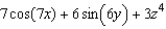 <strong>Find the divergence of the vector field F given by .</strong> A) B) C) D) E)