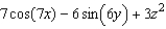 <strong>Find the divergence of the vector field F given by .</strong> A) B) C) D) E)