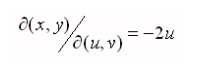 <strong>Find the Jacobian for the indicated change of variables. </strong> A) B) C) D) E)