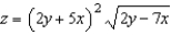 Use a change of variables to find the volume of the solid region lying below the surface   and above the plane region R: region bounded by the parallelogram with vertices   . Round your answer to two decimal places.