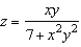 Use a change of variables to find the volume of the solid region lying below the surface   and above the plane region R: region bounded by the graphs of   (Hint: Let   .) Round your answer to two decimal places.