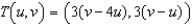 <strong>Find a transformation that when applied to region , its image will be . </strong> A) B) C) D) E)