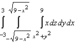 Convert the integral below from rectangular coordinates to both cylindrical and spherical coordinates, and evaluate the simpler iterated integral.  