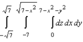 <strong>Set up a triple integral for the volume of the solid bounded by and .</strong> A) B) C) D) E)