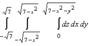 <strong>Set up a triple integral for the volume of the solid bounded by and .</strong> A) B) C) D) E)