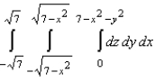 <strong>Set up a triple integral for the volume of the solid bounded by and .</strong> A) B) C) D) E)