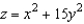 Set up a triple integral for the volume of the solid bounded above by the cylinder   and below by the paraboloid   .