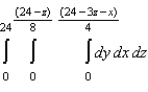 <strong>Rewrite the iterated integral using the order .</strong> A) B) C) D) E)