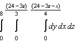 <strong>Rewrite the iterated integral using the order .</strong> A) B) C) D) E)